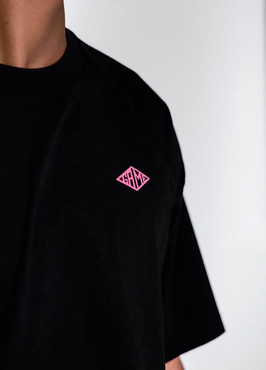 Flamingo groove black t-shirt