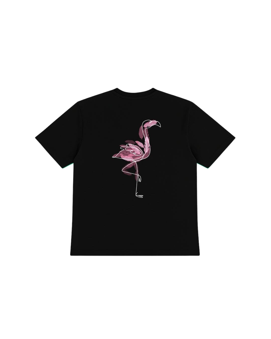Flamingo groove black t-shirt