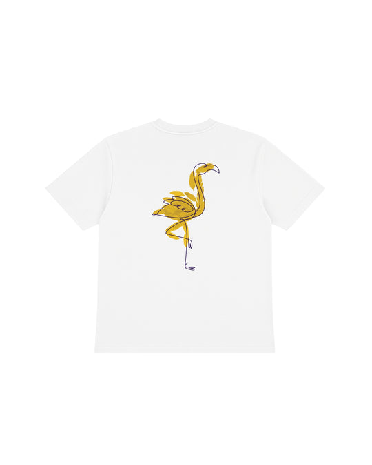 Flamingo Groove T-shirt golden