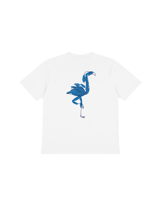 Flamingo Groove T-shirt blue